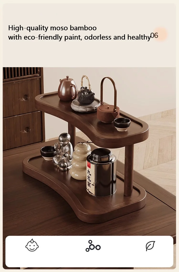 Prateleira Bancada 2 Andares – Madeira Natural - Imagem 13