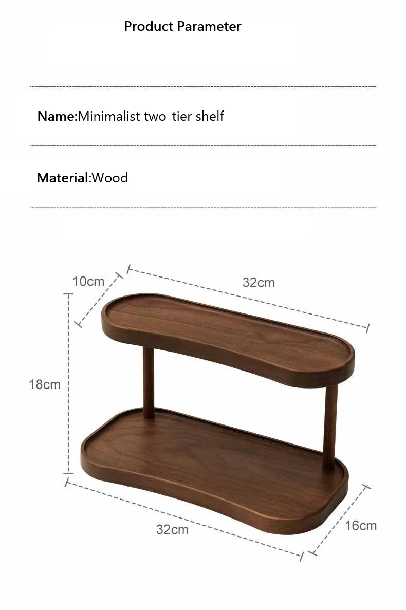 Prateleira Bancada 2 Andares – Madeira Natural - Imagem 7