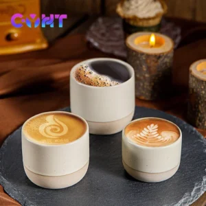 Caneca de Café Vintage Estilo Japonês – Cerâmica 100ml, 180ml ou 230ml