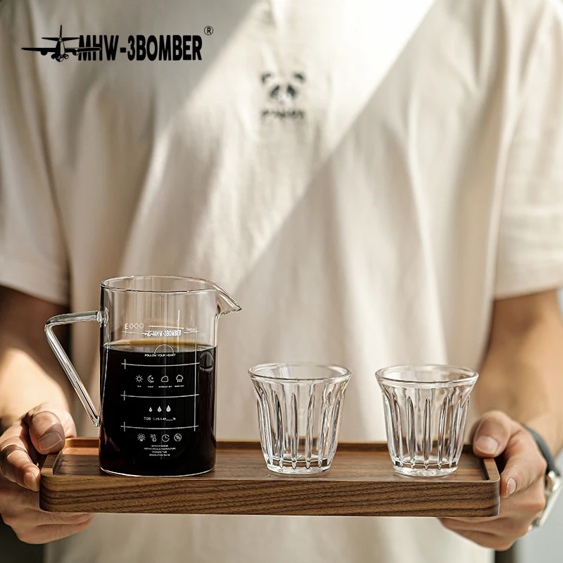 Servidor de Café Transparente de Vidro - Imagem 4