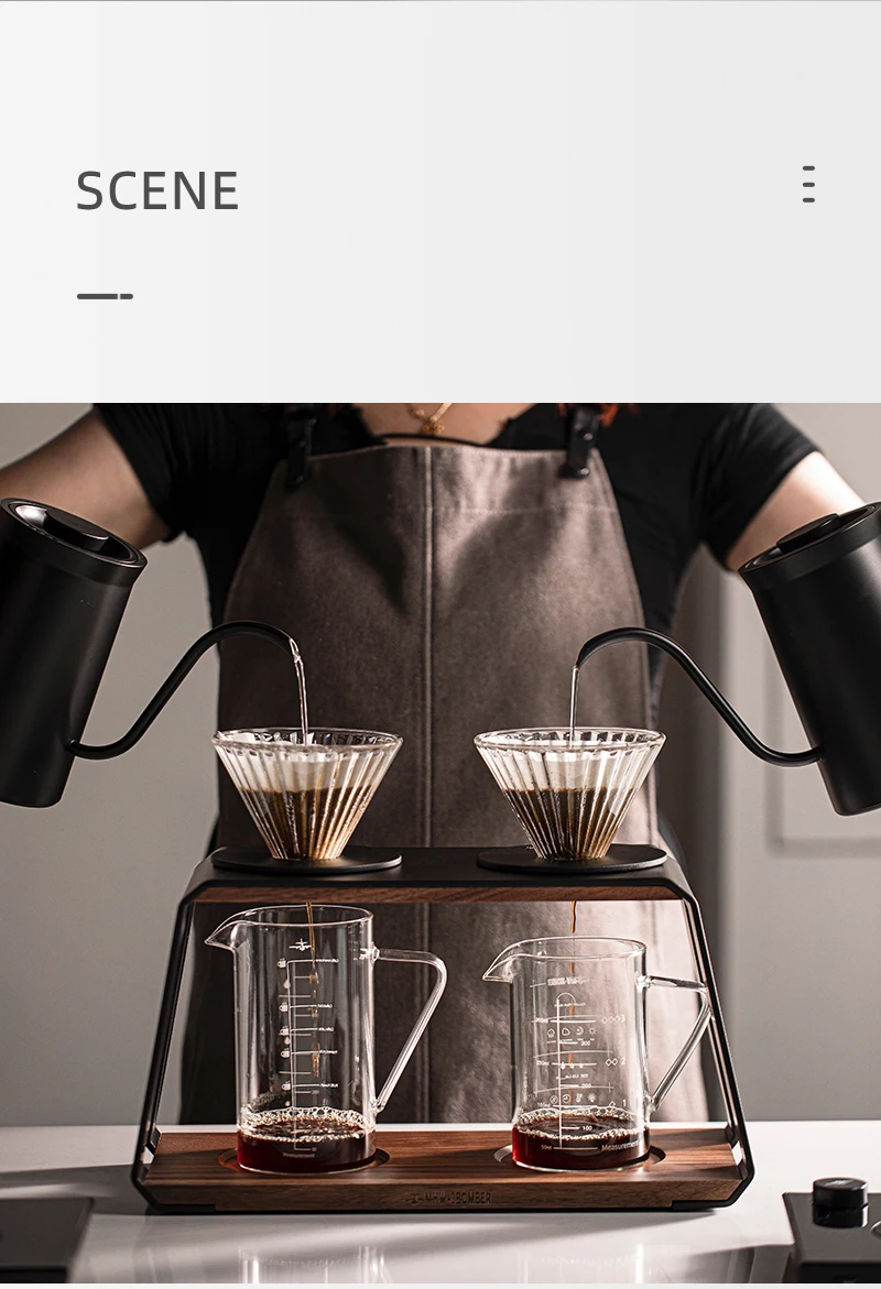 Servidor de Café Transparente de Vidro - Imagem 12