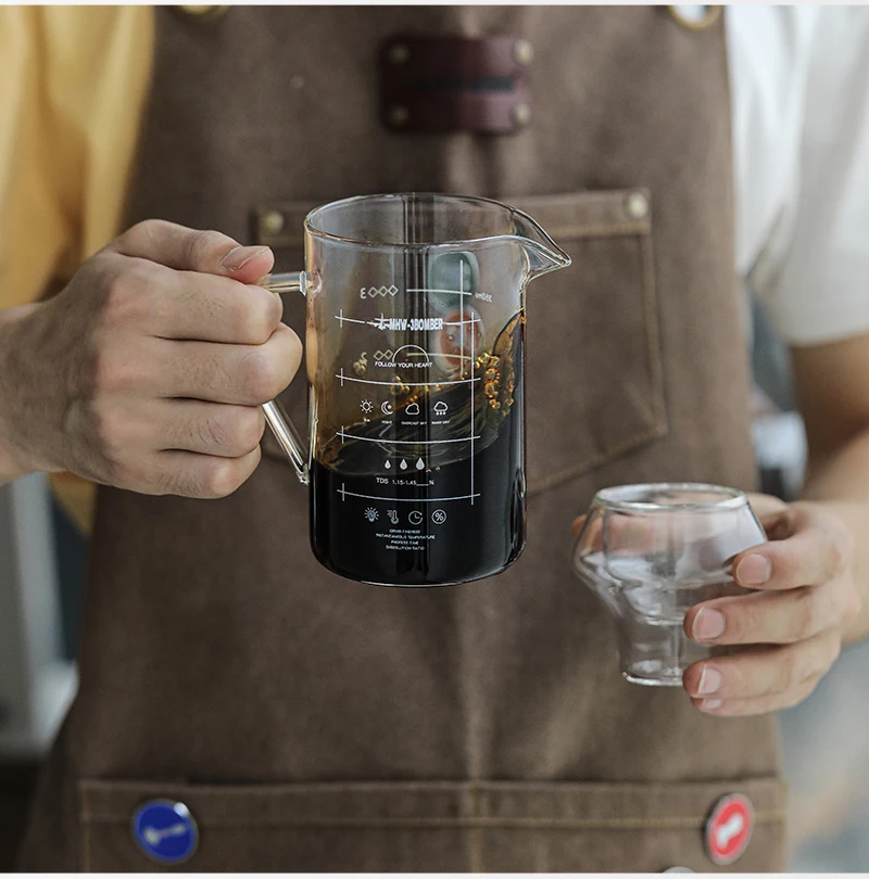 Servidor de Café Transparente de Vidro - Imagem 15