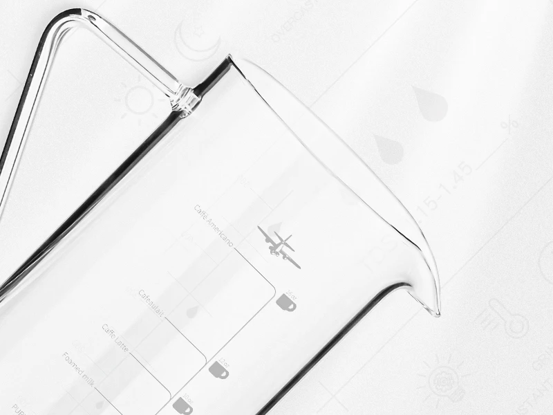 Servidor de Café Transparente de Vidro - Imagem 9