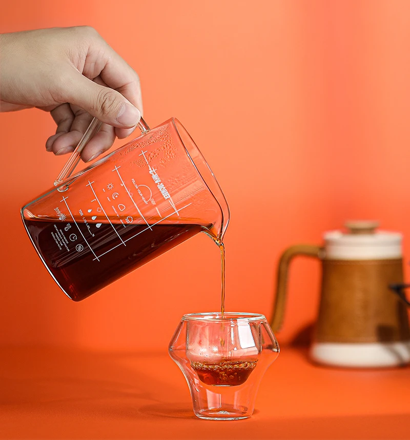 Servidor de Café Transparente de Vidro - Imagem 6