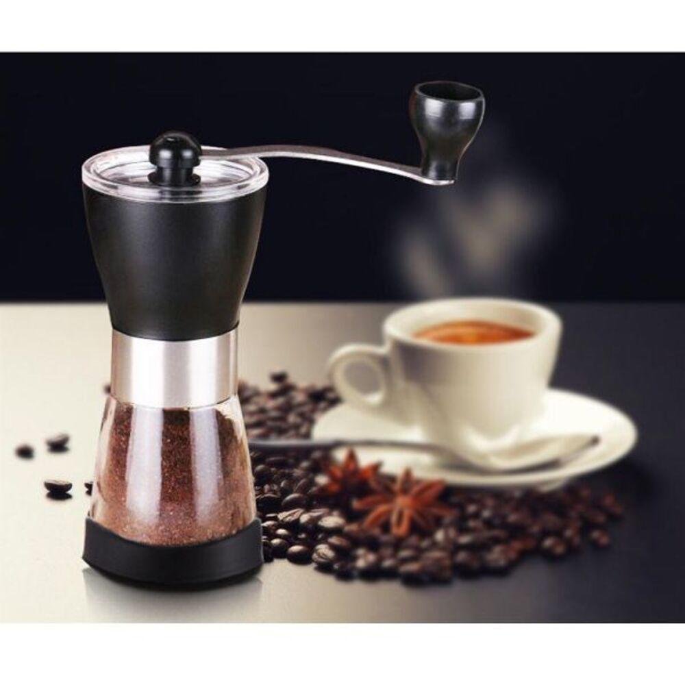 Moedor de Café Manual Inox com Vidro Vintage - Imagem 4