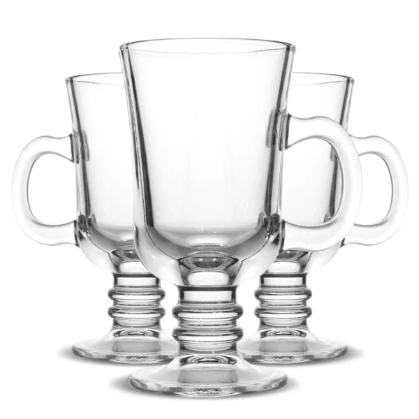 Canecas Vidro Cappuccino Chá Café 250ml Conjunto 3 Pçs - Imagem 11