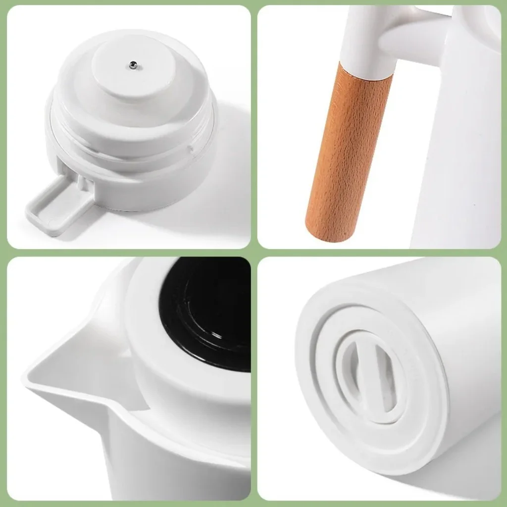 Garrafa Térmica 1 Litro Com Termômetro Led Para Chás / Café Design Moderno - Imagem 6