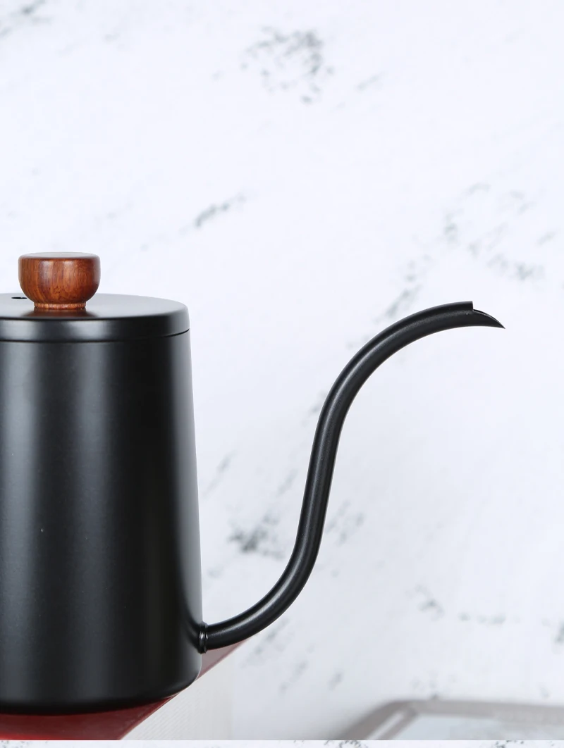 Cafeteira chaleira pescoço de ganso com termômetro 550-850ml - Imagem 9