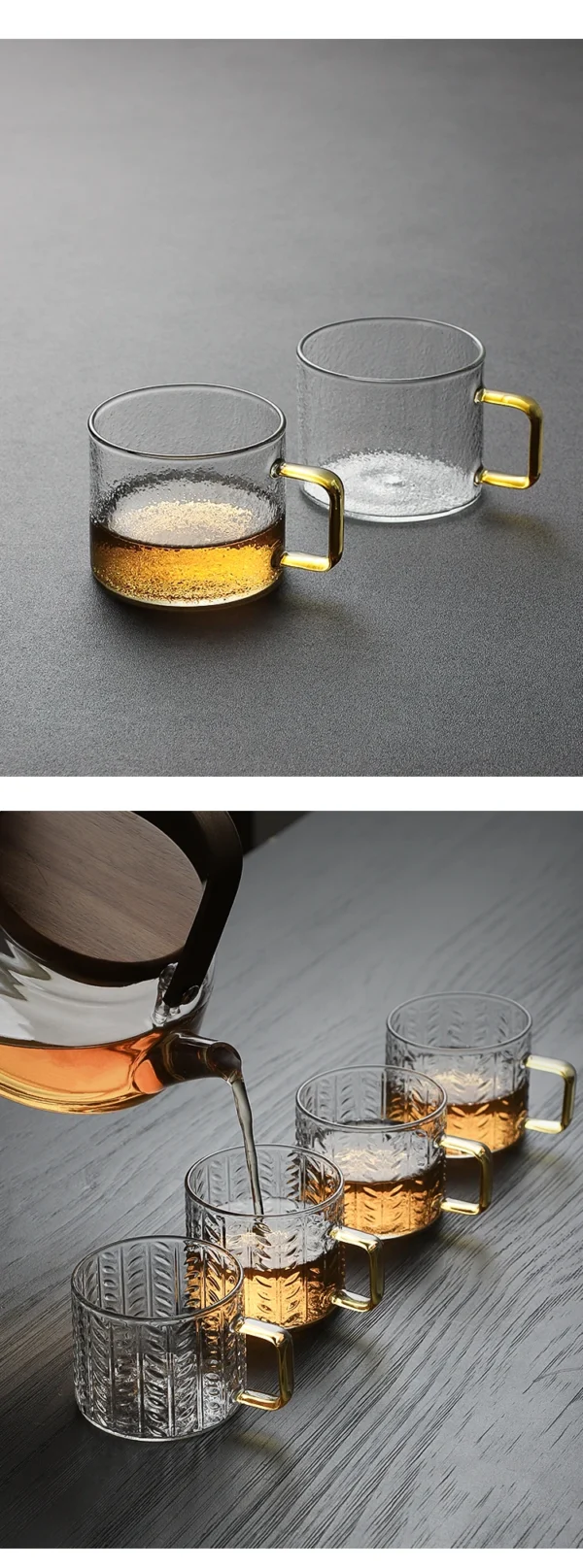 Caneca de vidro resistente ao calor borosilicato 150ml - Imagem 11