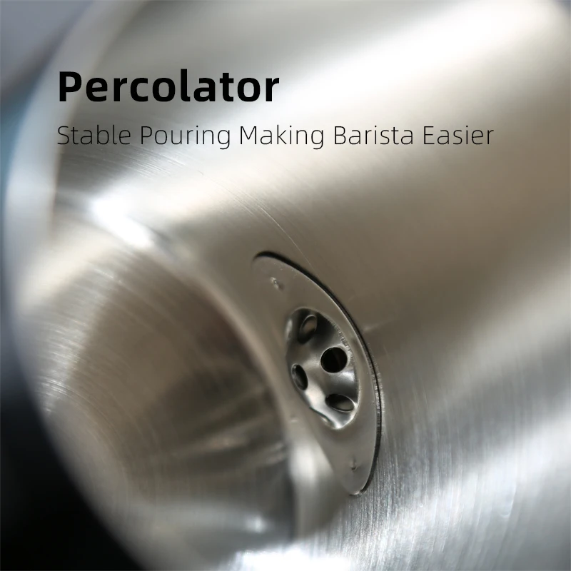 Cafeteira chaleira pescoço de ganso com termômetro 550-850ml - Imagem 4