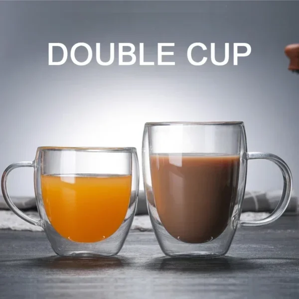 Xícara de Café Vidro Duplo - Imagem 2