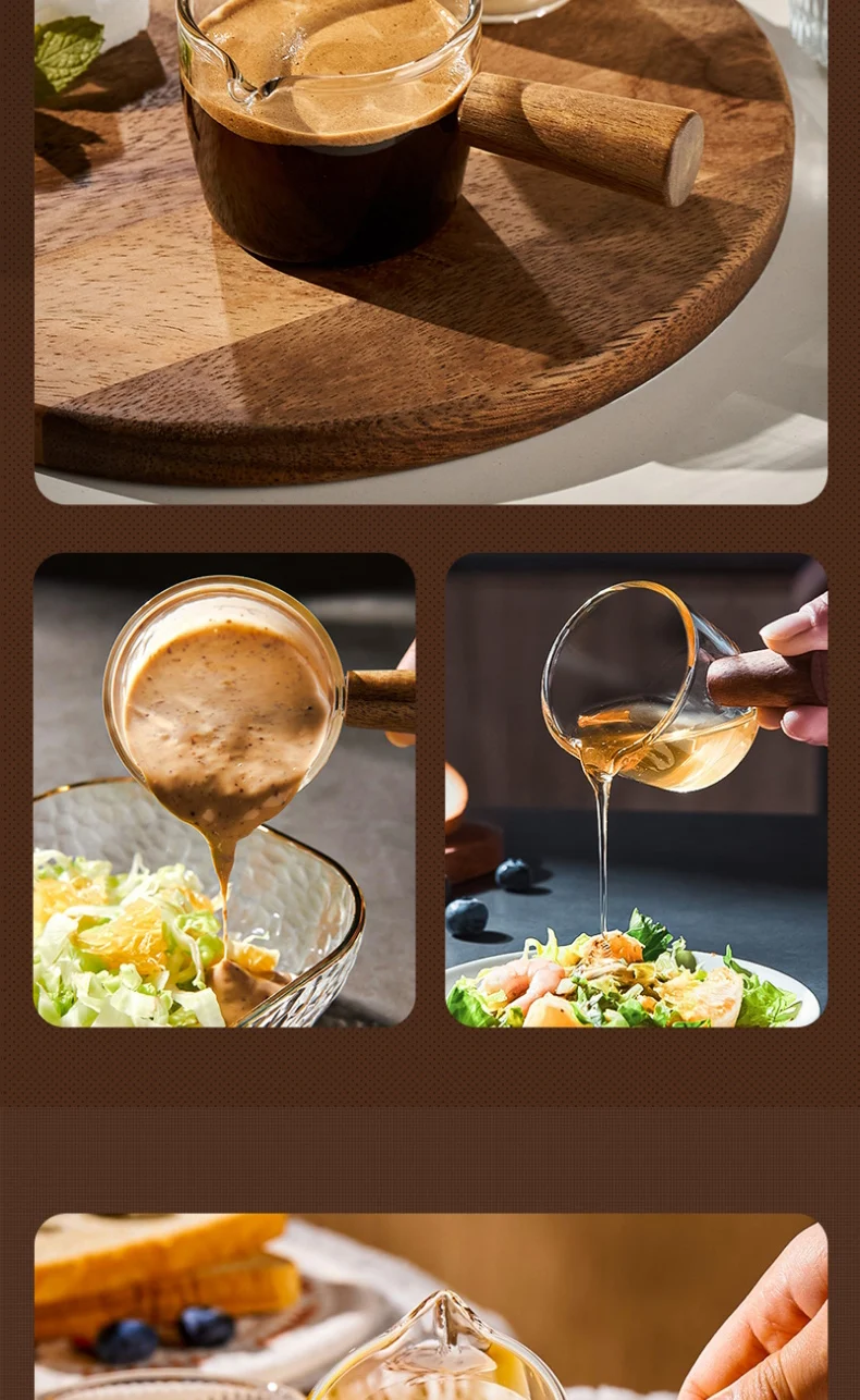 Jarra de Medição de Vidro e Cabo de Madeira GIANXI - Imagem 10