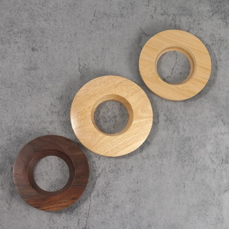 Suporte de filtro de café madeira durável para origami - Imagem 4