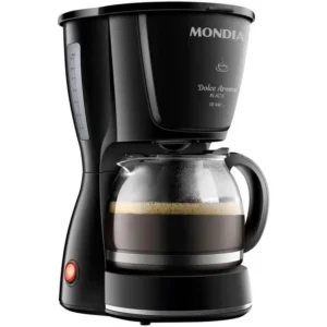 Cafeteira Elétrica Mondial Dolce Arome Black C-30-18X-FB 18 Cafés Preta - 110V