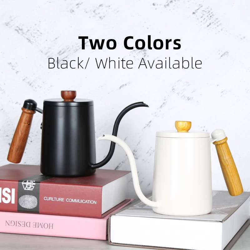 Cafeteira chaleira pescoço de ganso com termômetro 550-850ml - Imagem 2