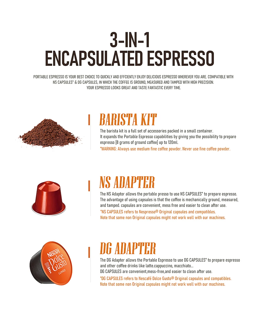 Máquina de café portátil 4 em 1 Cafelffe - Imagem 11