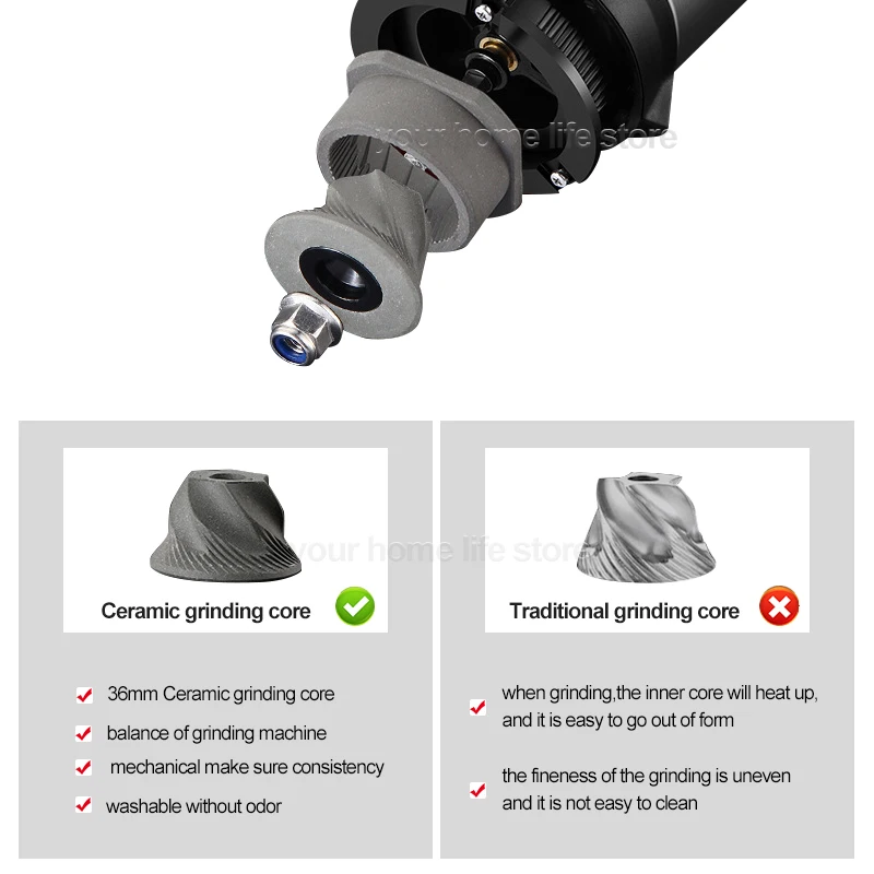 Moedor de Café Manual com Mecanismo de Cerâmica – PDQ - Imagem 4