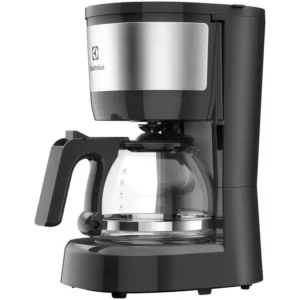 Cafeteira Elétrica Electrolux Efficient ECM10 15 Cafés Preta e Granite Gray -