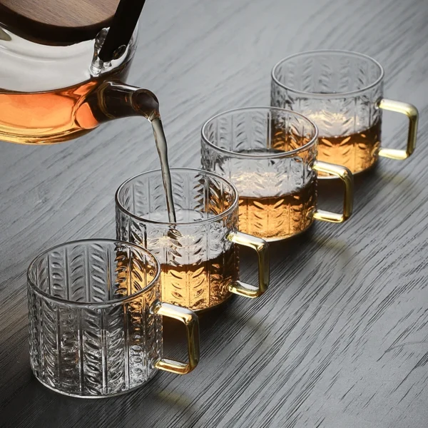 Caneca de vidro resistente ao calor borosilicato 150ml - Imagem 3