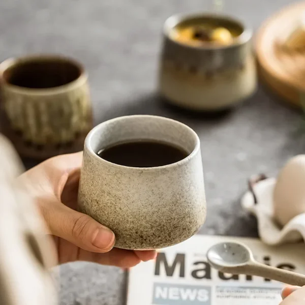 Caneca de cerâmica retrô de 200ml - Imagem 2