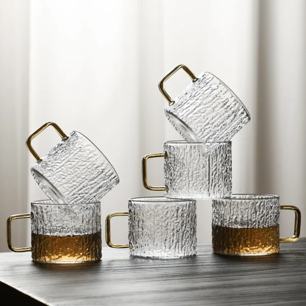 Caneca de vidro resistente ao calor borosilicato 150ml