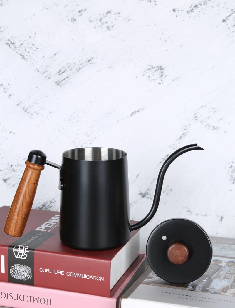 Cafeteira chaleira pescoço de ganso com termômetro 550-850ml - Imagem 10