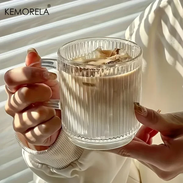Caneca de café de vidro 350ml Kemorela - Imagem 2