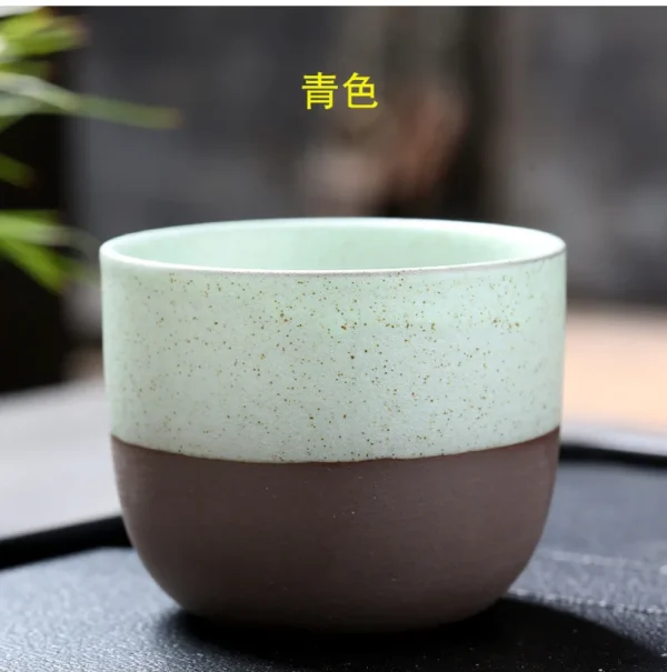 Xícara de cerâmica retrô japonesa 120ml DIVEDEER - Imagem 10
