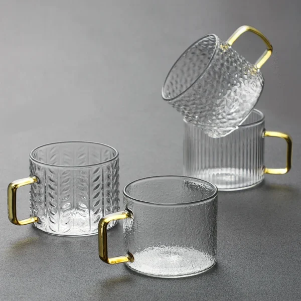 Caneca de vidro resistente ao calor borosilicato 150ml - Imagem 4