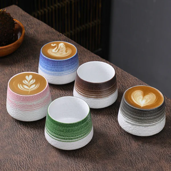 Caneca de café retrô porcelana 200ml - Imagem 3