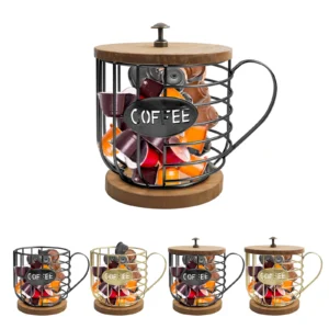 Suporte organizador de cápsulas de café