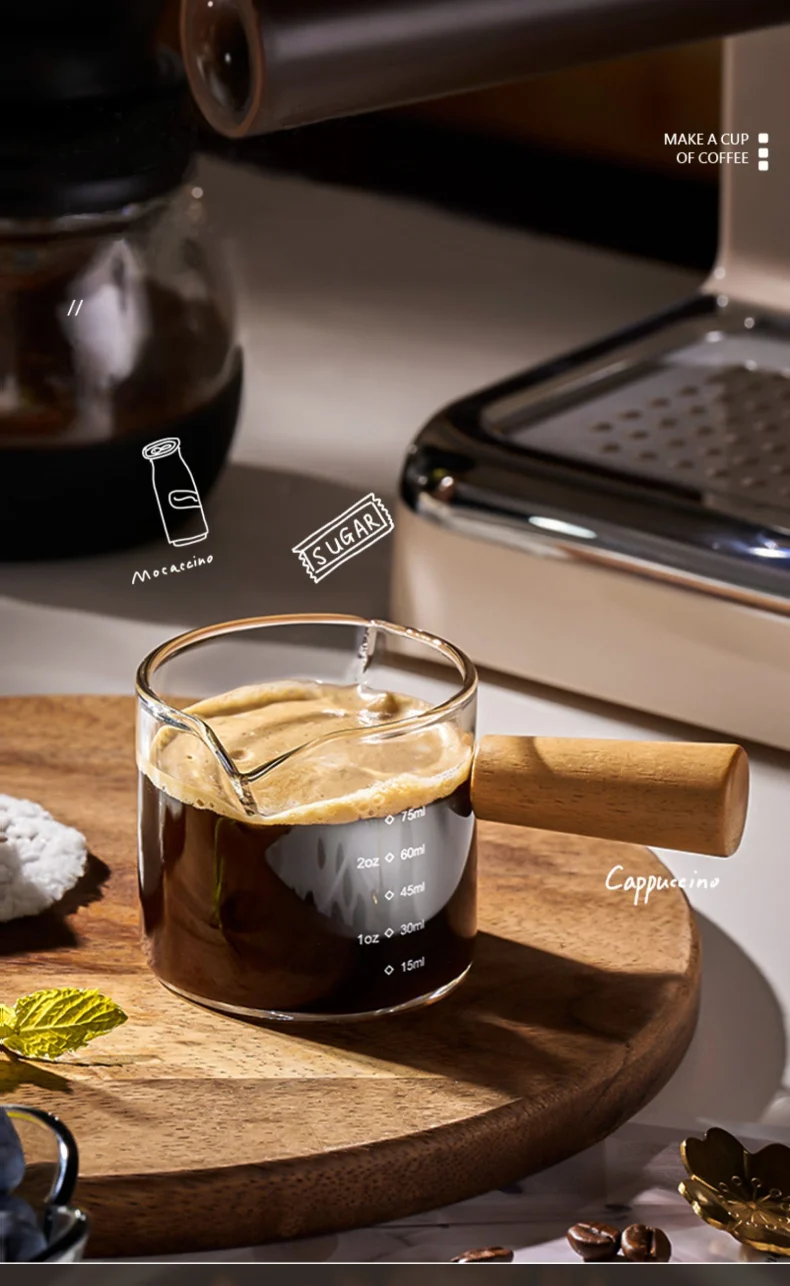 Jarra de Medição de Vidro e Cabo de Madeira GIANXI - Imagem 6