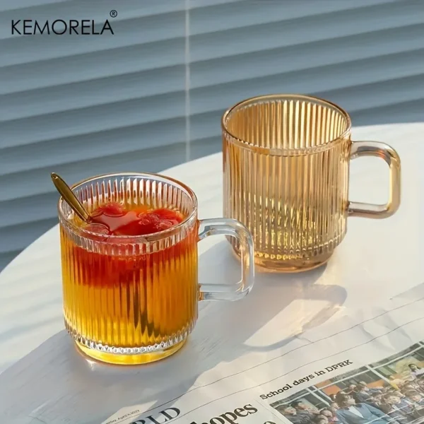 Caneca de café de vidro 350ml Kemorela - Imagem 5