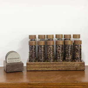 Kit de Recipientes de Armazenamento de Grãos de Café