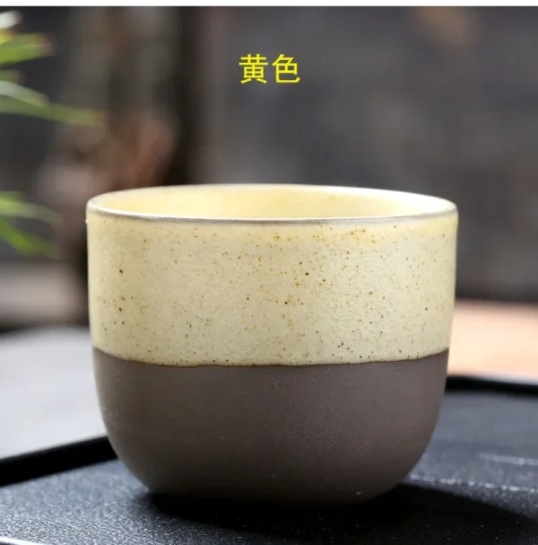 Xícara de cerâmica retrô japonesa 120ml DIVEDEER - Imagem 8