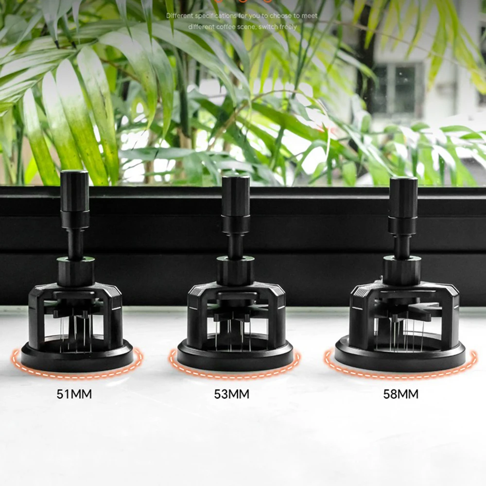 Distribuidor de café com agulhas rotativas 51/53/58mm - Imagem 17