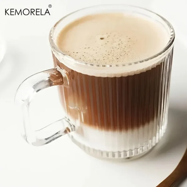 Caneca de café de vidro 350ml Kemorela - Imagem 3