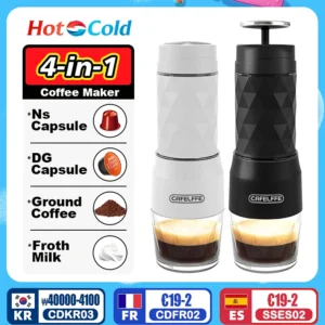 Máquina de café portátil 4 em 1 Cafelffe