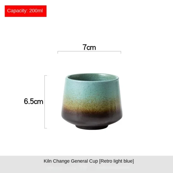 Caneca de cerâmica retrô de 200ml - Imagem 5