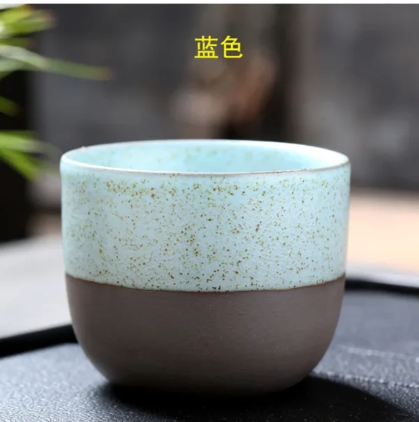 Xícara de cerâmica retrô japonesa 120ml DIVEDEER - Imagem 9
