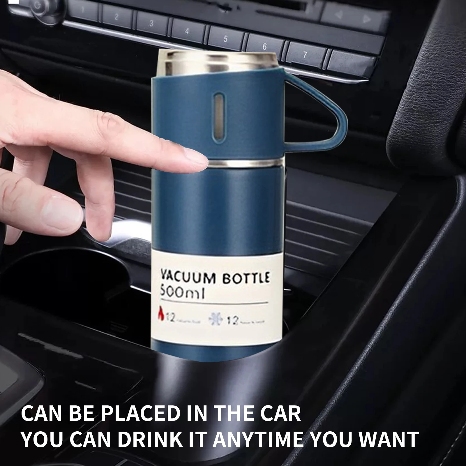 Garrafa térmica de café com isolamento a vácuo de aço inoxidável - Imagem 12