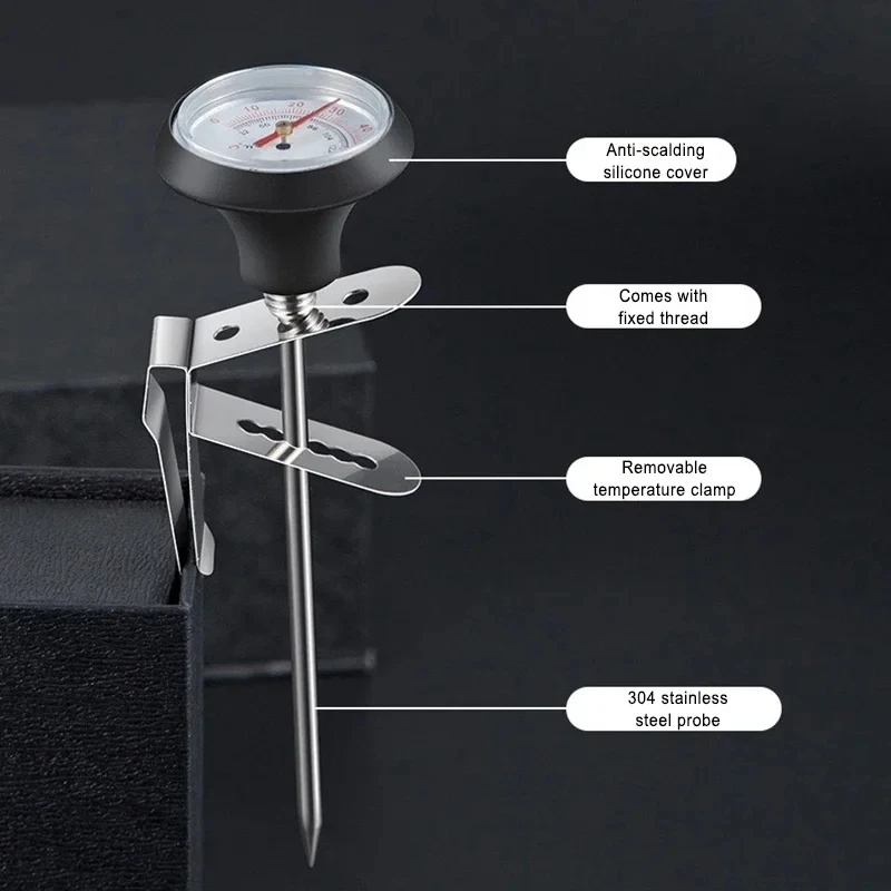 Termômetro de Aço Inoxidável para Cafeteiras - Imagem 2