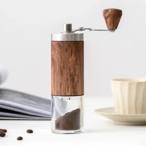 Moedor de café manual com grãos de café ajustáveis