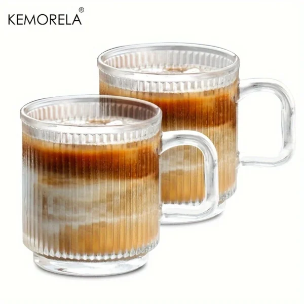 Caneca de café de vidro 350ml Kemorela - Imagem 8