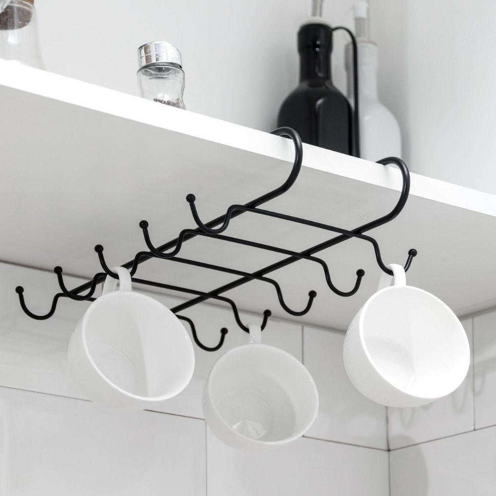 Suporte Xícaras Prateleira com 10 Ganchos - Imagem 3